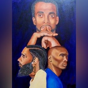 Acrylic portrait originals for wall decoration